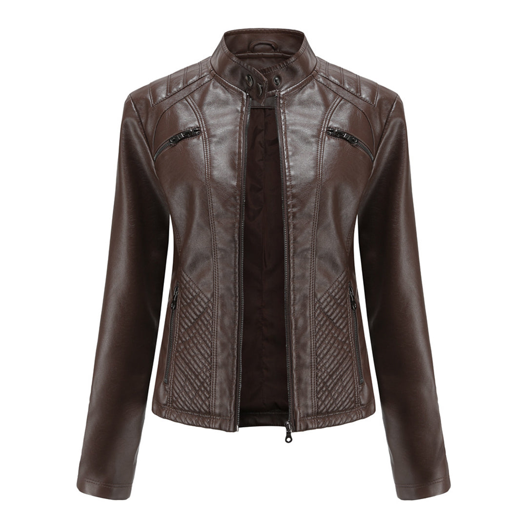 Luna - Veste en cuir élégante
