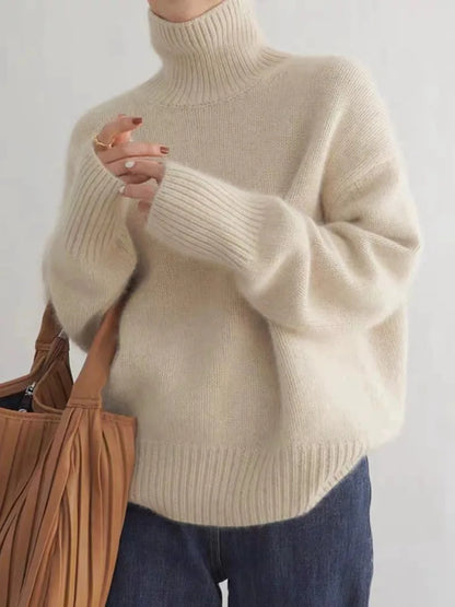 Irina | Pull à col roulé en laine