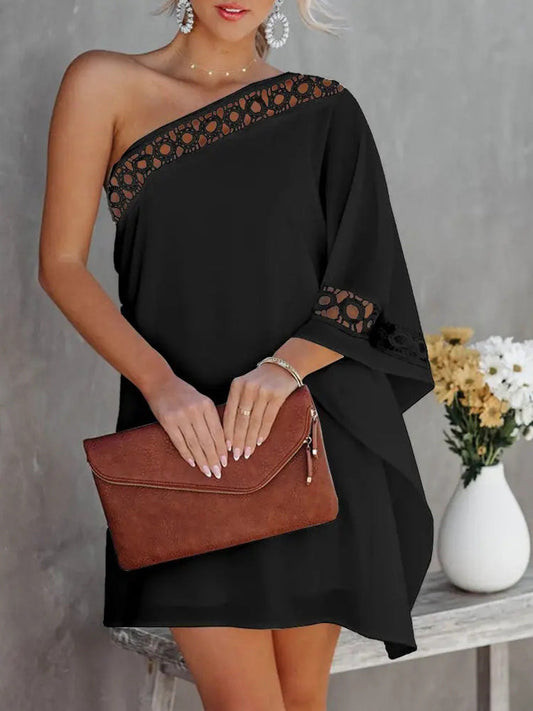 "Christin" Robe à épaules élégantes