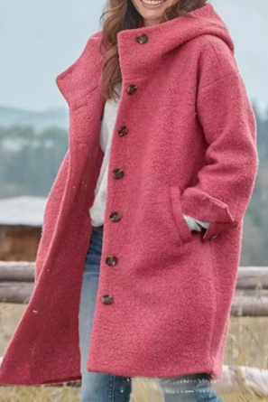Crista | manteau élégant unicolore