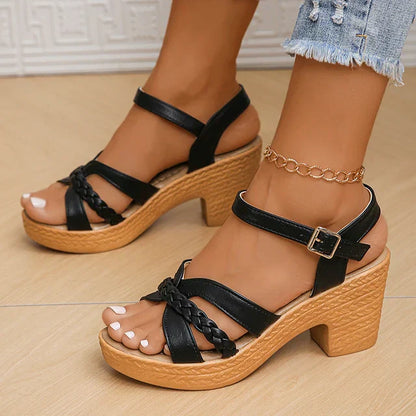 Daniela® | Sandales élégantes avec talon haut et bride cheville réglable