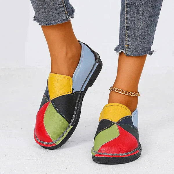 Salma - chaussures orthopédiques colorées à talon pour femmes