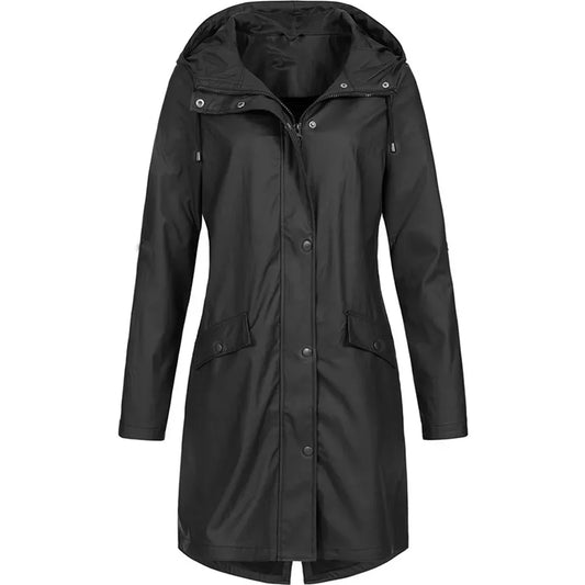 Yasmine - veste longue imperméable pour l'extérieur