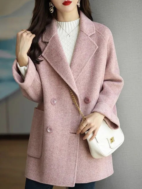 Manteau d'hiver en laine pour femme