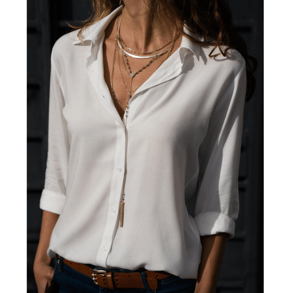 EZRA | Blouse confort moulante qui définit le chic