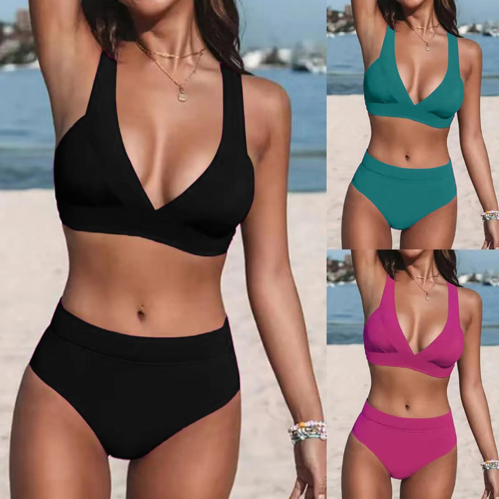 Diana - Bikini élégant à taille haute