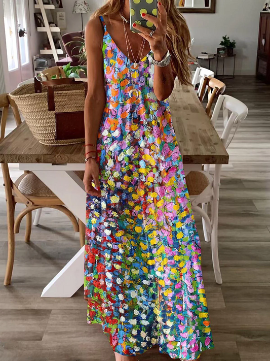 Dimona - Robe à huile sans manches avec décolleté en V
