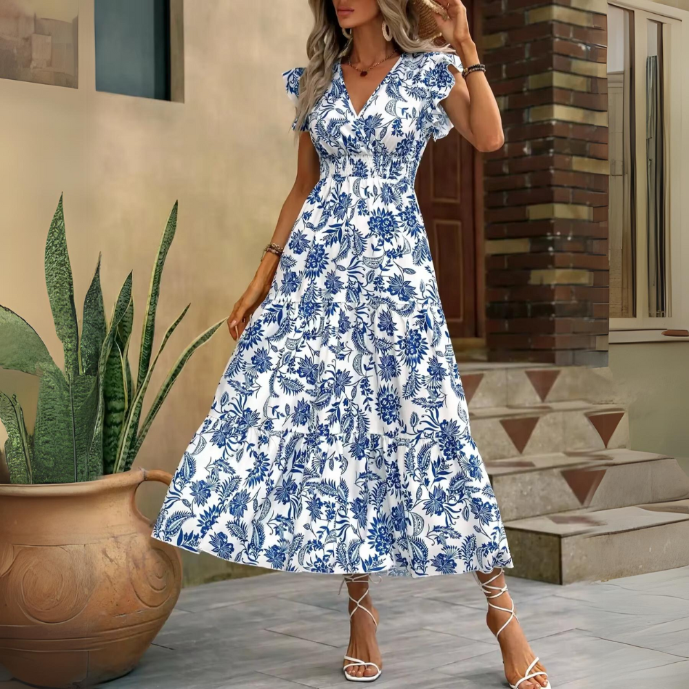 Dominique - Robe longue élégante