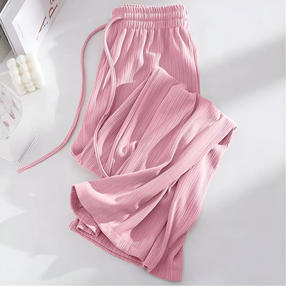 Chrysanthe | Pantalon large à taille haute, frais et léger