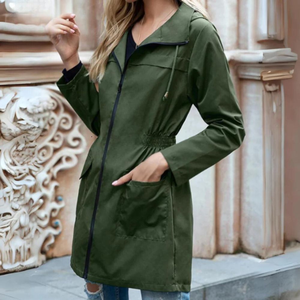 Trench-coat coupe-vent stylé pour femmes - Elsa