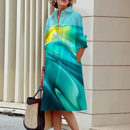 Lillian - Robe chemise dégradée pour femmes