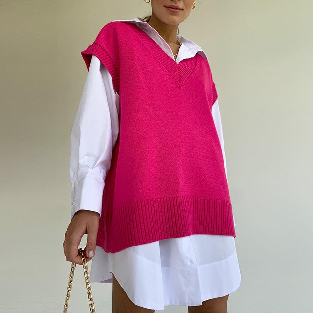 Grace - Pull d'Automne Élégant avec Col en V pour Femmes