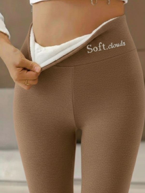 Elodie | Legging Minceur Femme avec Doublure Polaire Chaud et Confort