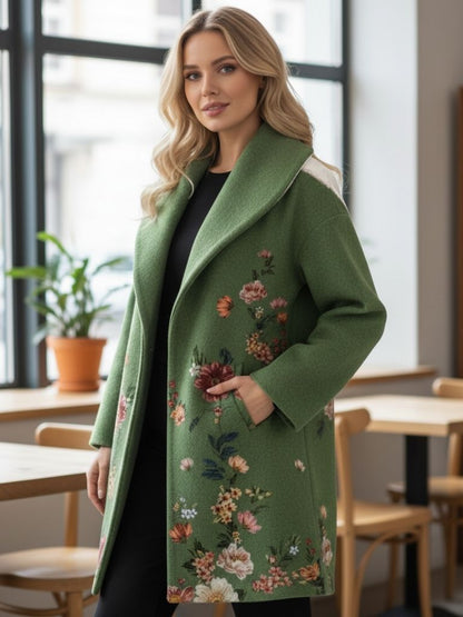 Erica | Manteau Long Femme Noble Stylé Chic et Confortable