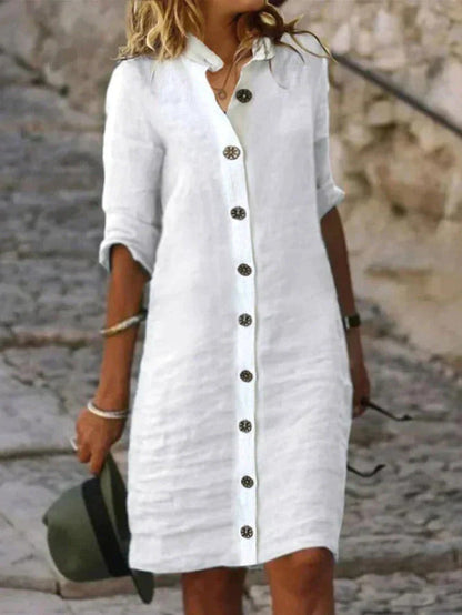 Eva - Robe décontractée en coton