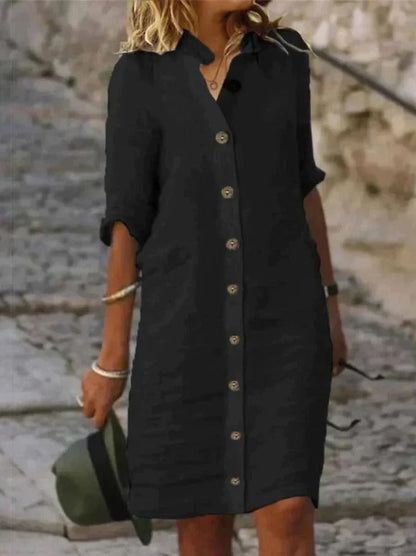 Eva - Robe décontractée en coton
