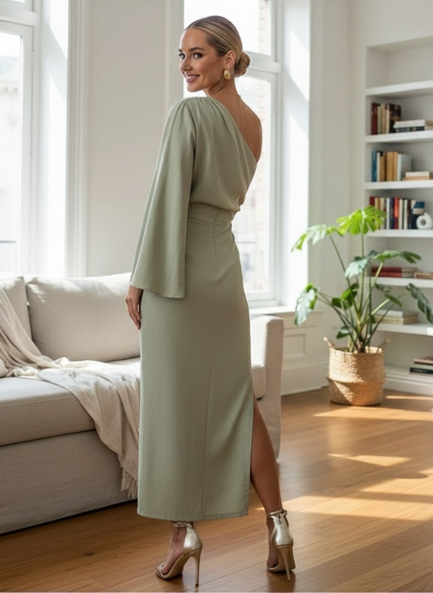 Eva | Robe Femme d’Été Plissée Décontractée Chic et Confortable