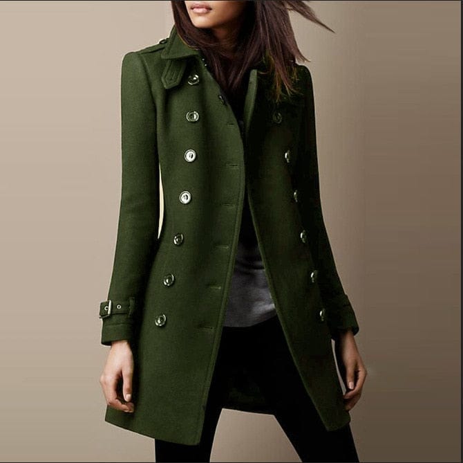 Paislie - manteau d'hiver à double boutonnage