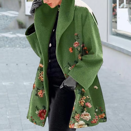 Evelina | Manteau chiné élégant