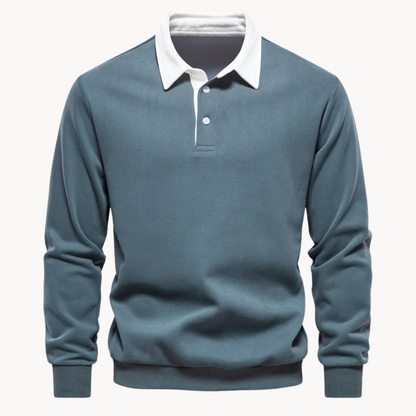 Fergus | Sweat polo élégant et décontracté