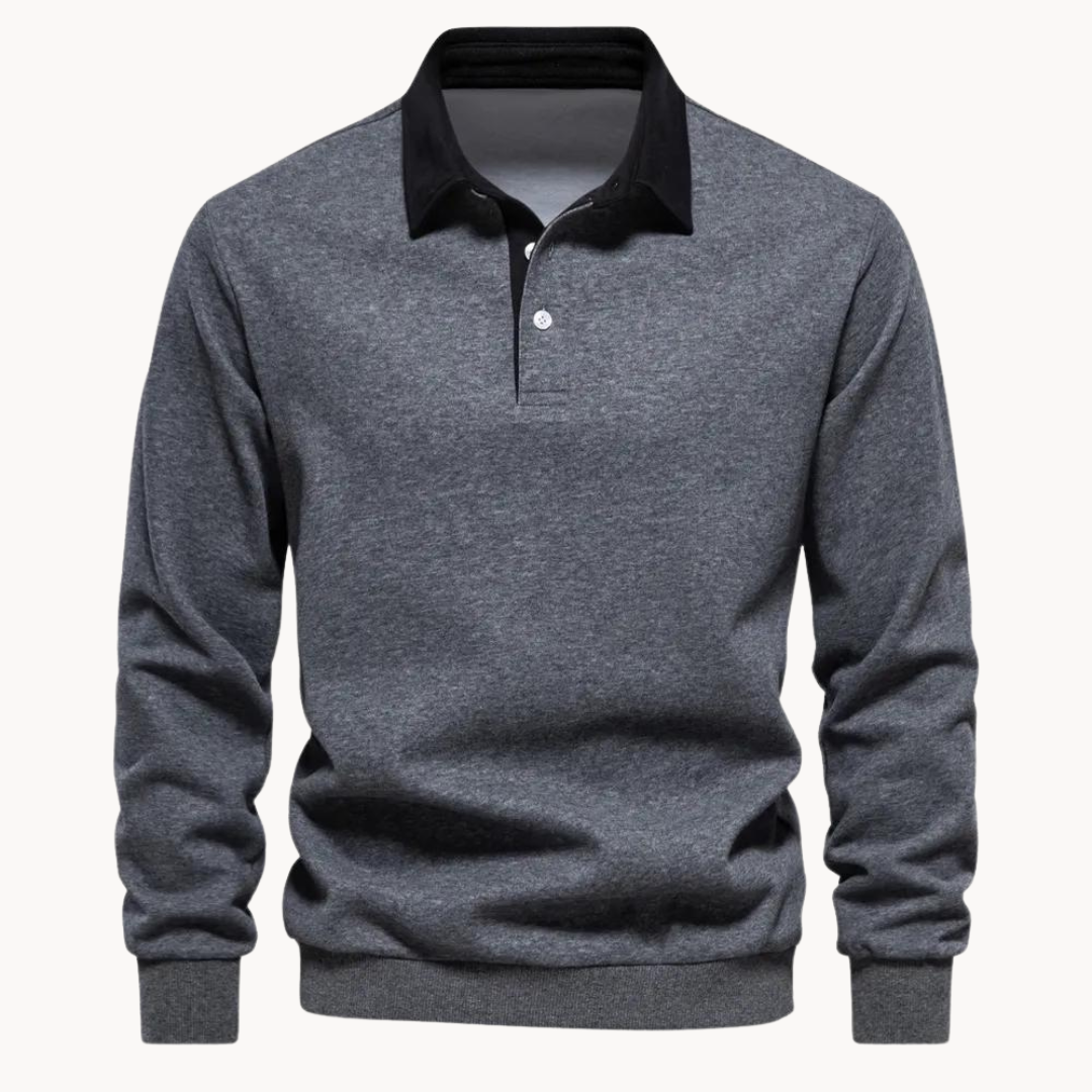 Fergus | Sweat polo élégant et décontracté