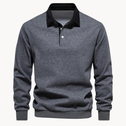 Fergus | Sweat polo élégant et décontracté