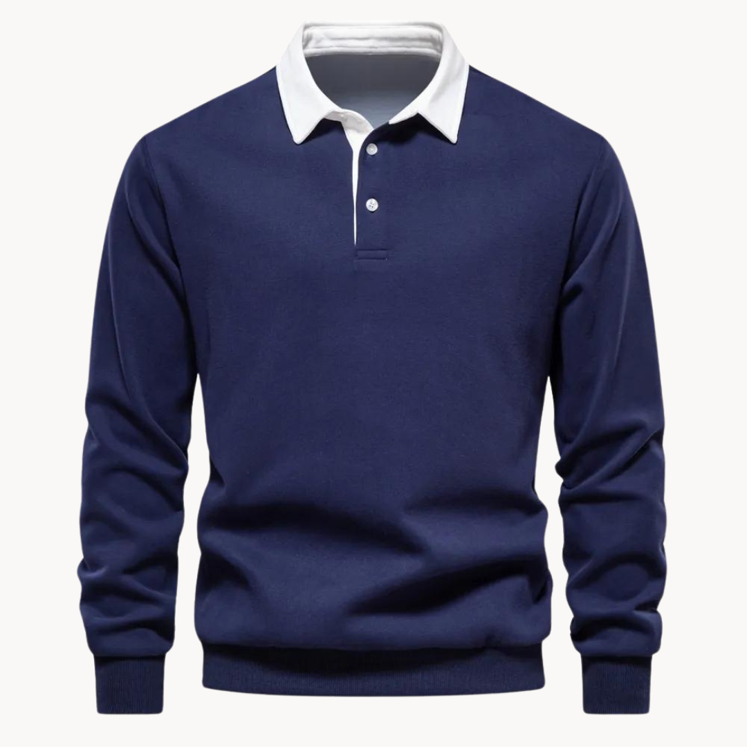 Fergus | Sweat polo élégant et décontracté