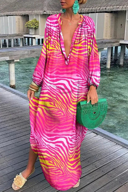 Helena - Élégante robe ample à manches longues