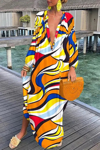 Helena - Élégante robe ample à manches longues