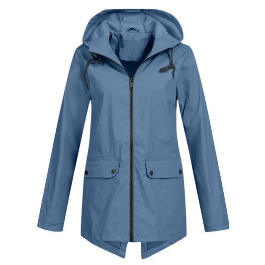 Veste de pluie longue et élégante pour femme - Isa
