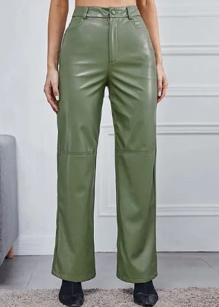Pantalon en cuir pour femmes