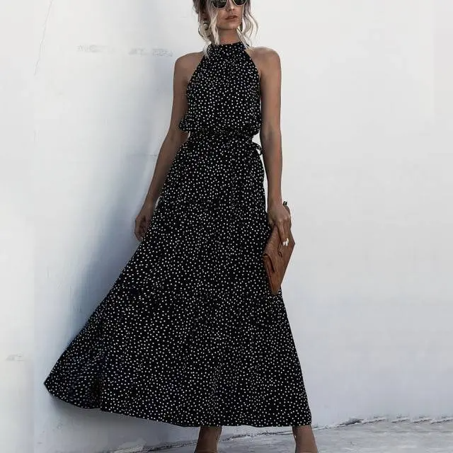Fenella - Robe longue sans bretelles à imprimé floral