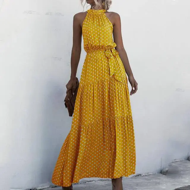 Fenella - Robe longue sans bretelles à imprimé floral