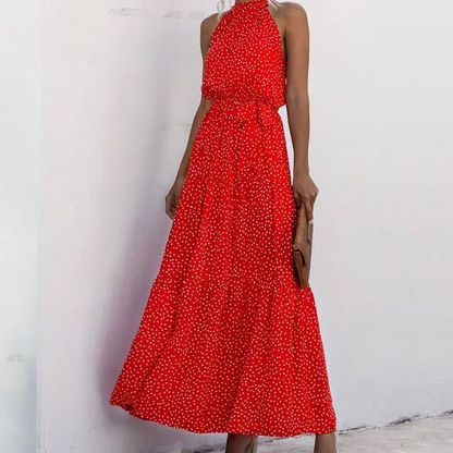 Fenella - Robe longue sans bretelles à imprimé floral