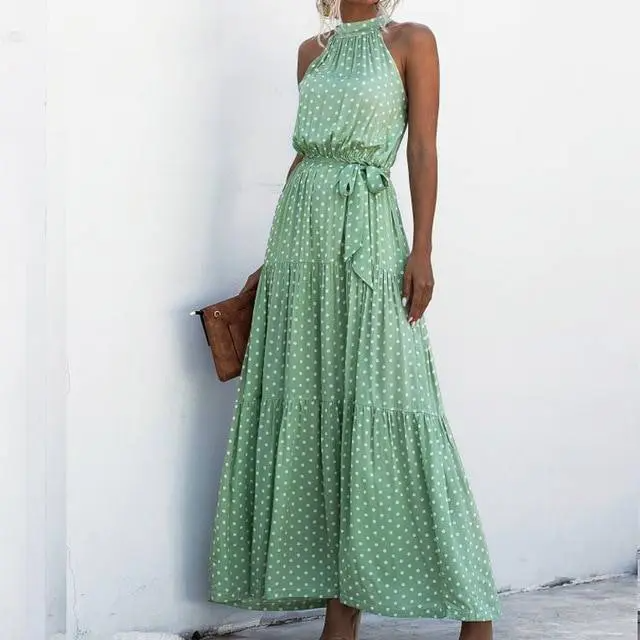 Fenella - Robe longue sans bretelles à imprimé floral