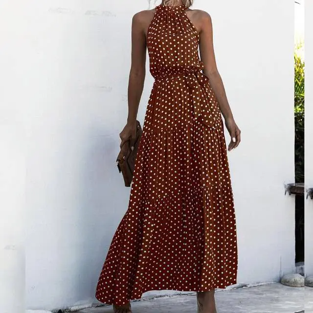 Fenella - Robe longue sans bretelles à imprimé floral