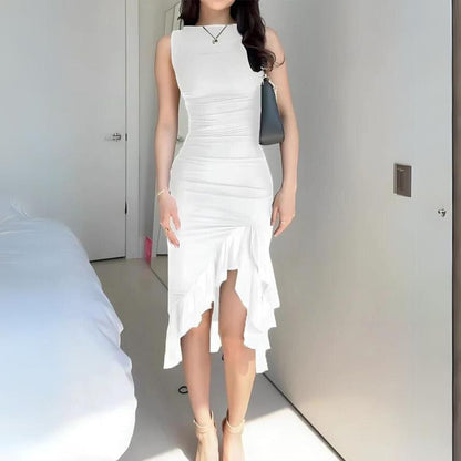 Fenna - Robe bodycon élégante à volants