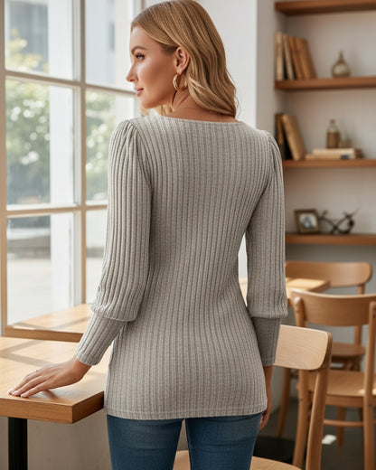 Flora | Haut Femme en Tricot Élégant Chic et Confortable