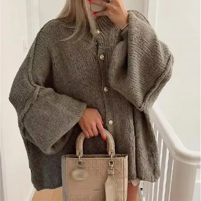 Frederiquen | Bouton Femme Cardigan en duvet | Chaud