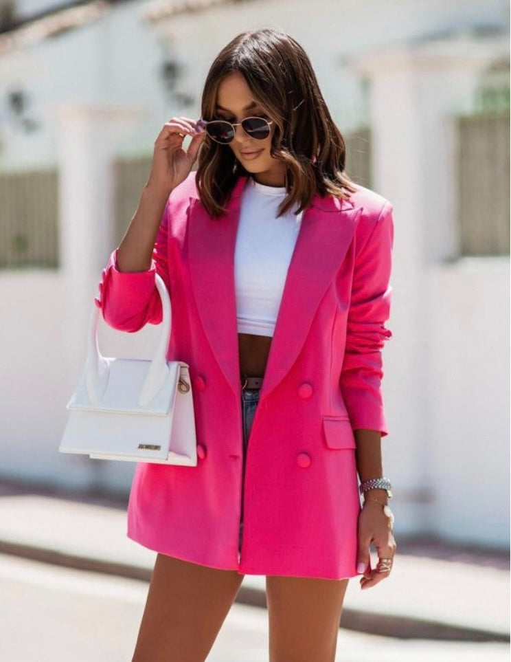 Blazer à manches longues pour femmes
