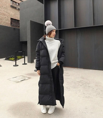 Ultime manteau long d'hiver style bouffant pour femmes