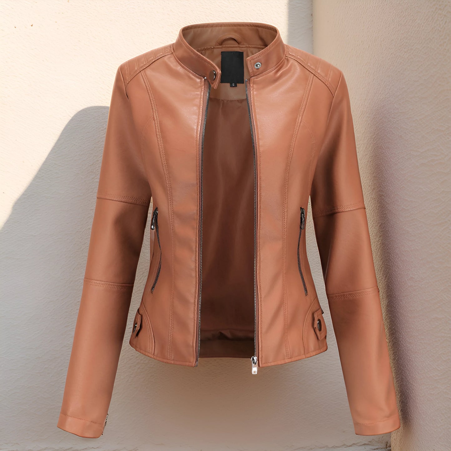 Veste en cuir stylée pour femmes - Grissel