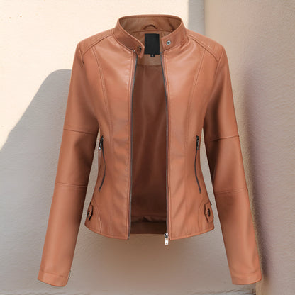 Veste en cuir stylée pour femmes - Grissel