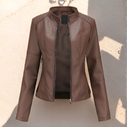 Veste en cuir stylée pour femmes - Grissel