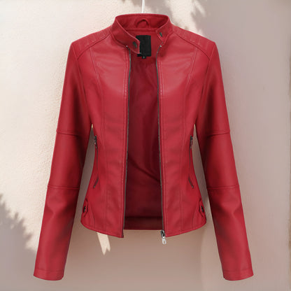 Veste en cuir stylée pour femmes - Grissel