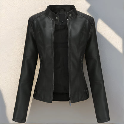 Veste en cuir stylée pour femmes - Grissel