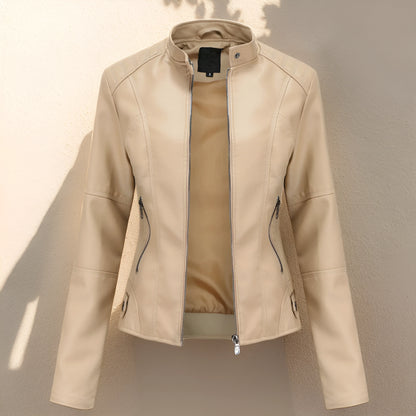 Veste en cuir stylée pour femmes - Grissel