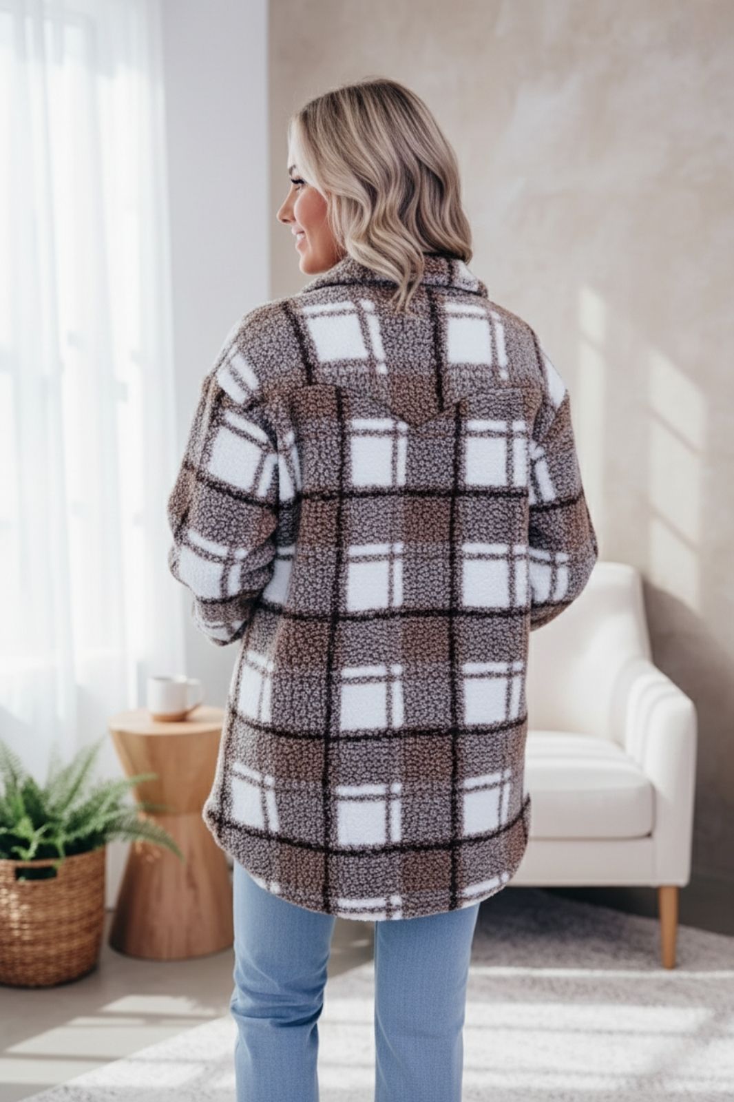 Giovanna | Manteau Femme en Laine Polaire Élégant Chaud et Confortable