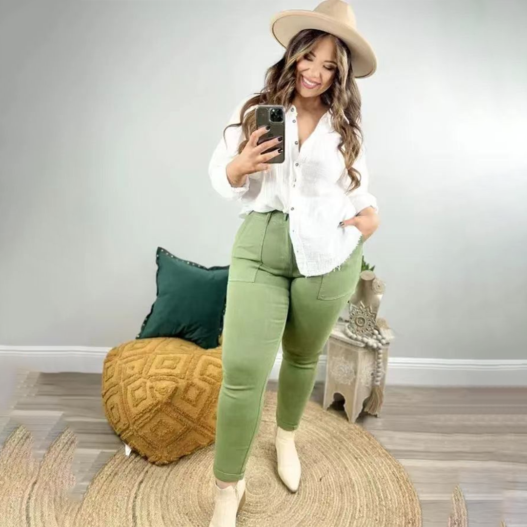 LACEY - Pantalon jogger extensible