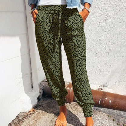 Pantalon imprimé léopard